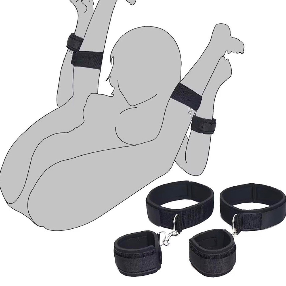 Sex Toys With Thigh Cuff & Handcuffs For Bondage Lovers